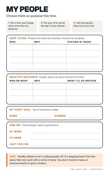 My People worksheet